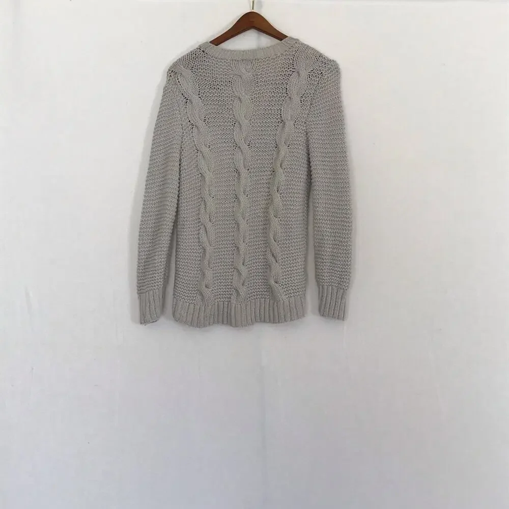 J. Crew chunky‎ handknit sweater M